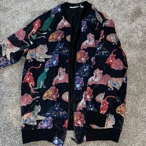 Zara tiger bomber jacket